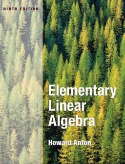 Elementary Linear Algebra 9th 9780471669609 Front Cover