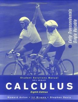 Calculus 8e Early Transcendentals Student's Solutions Manual
