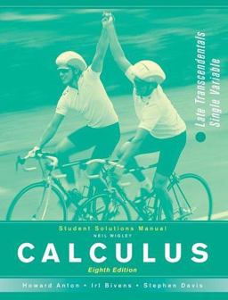 Calculus, Student Study Guide Calculus SV