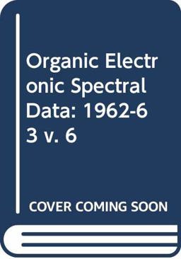 Organic Electronic Spectral Data