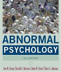 Abnormal Psychology 10th 9780471692386 Front Cover