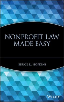 Nonprofit Law Made Easy  9780471709732 Front Cover