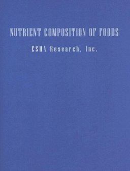 Nutrient Composition of Foods