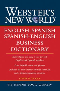 Webster's New World English-Spanish/Spanish-English Business Dictionary 2nd 9780471719946 Front Cover