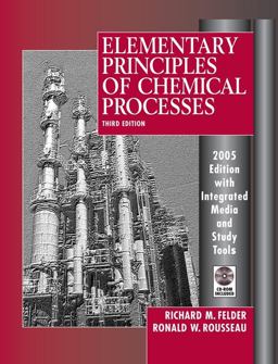 Elementary Principles of Chemical Processes 2005 3rd 9780471720638 Front Cover