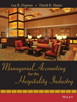 Managerial Accounting for the Hospitality Industry  9780471723370 Front Cover