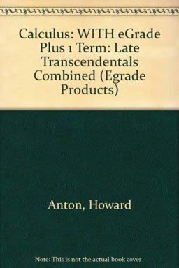 Calculus Late Transcendentals with Student Access Card for eGrade Plus