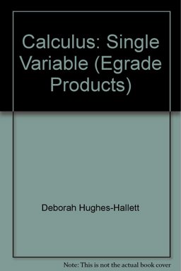Calculus Single Variable 4th 9780471728689 Front Cover
