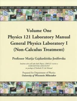 (WCS)Physics Lab I for UWM  9780471734529 Front Cover