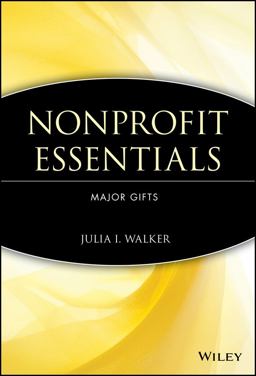 Nonprofit Essentials Major Gifts  9780471738374 Front Cover