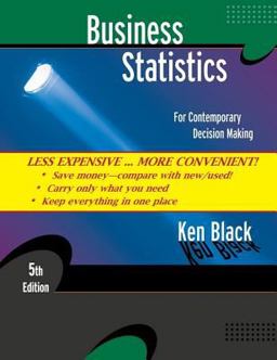 (WCS)Business Stats BRV 5th 9780471752332 Front Cover