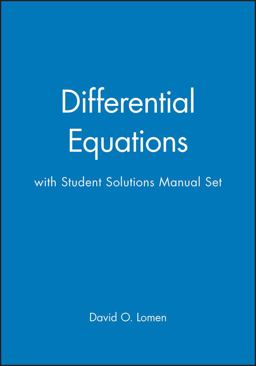 Differential Equations, Textbook and Student Solutions Manual