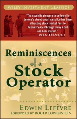 Reminiscences of a Stock Operator  9780471770886 Front Cover