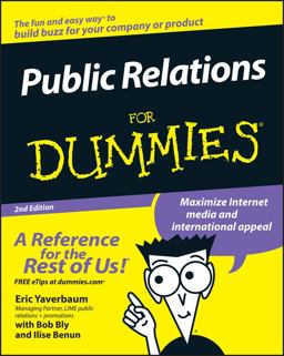 Public Relations for Dummies 2nd 9780471772729 Front Cover