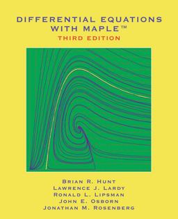 Differential Equations with Maple 3rd 9780471773177 Front Cover
