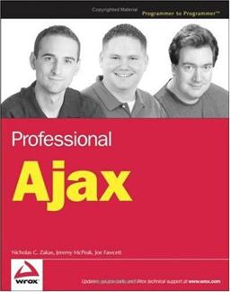 Professional Ajax  9780471777786 Front Cover