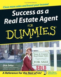 Success as a Real Estate Agent for Dummiesï¿½  9780471799559 Front Cover