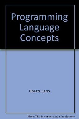 Programming Language Concepts 2e 2nd 9780471821731 Front Cover