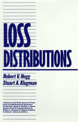 Loss Distributions 1st 9780471879299 Front Cover
