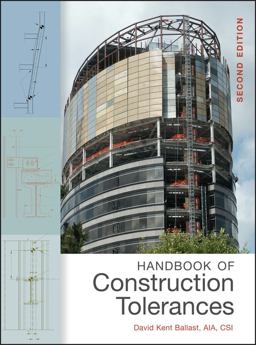 Handbook of Construction Tolerances 2nd 9780471931515 Front Cover