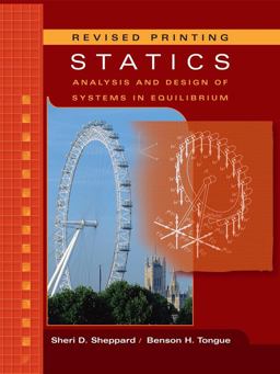 Statics Analysis and Design of Systems in Equilibrium 1st 9780471947219 Front Cover