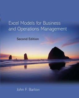 Excel Models for Business and Operations Management +D3  9780471983507 Front Cover