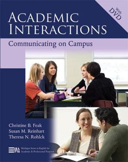 Academic Interactions Communicating on Campus  9780472033324 Front Cover