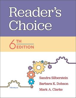 Reader's Choice, 6th Edition 6th 9780472038589 Front Cover