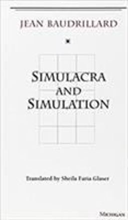 Simulacra and Simulation  9780472065219 Front Cover