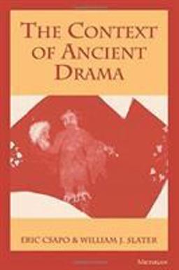 Context of Ancient Drama  9780472082759 Front Cover