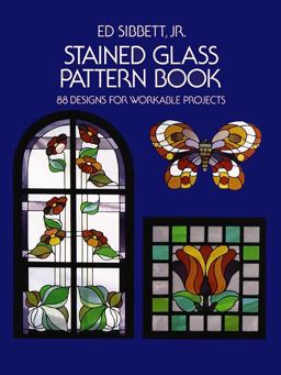 Stained Glass Pattern Book 88 Designs for Workable Projects  9780486233604 Front Cover