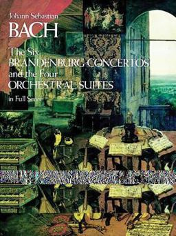 Six Brandenburg Concertos BWV 1046-1051  9780486233765 Front Cover