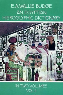 Egyptian Hieroglyphic Dictionary