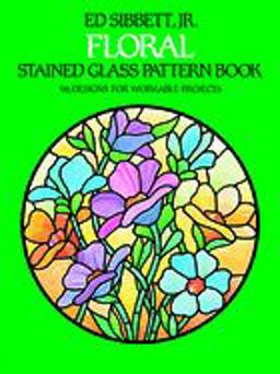 Floral Stained Glass Pattern Book
