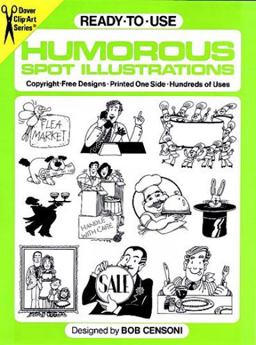 Ready-to-Use Humorous Spot Illustrations  9780486246444 Front Cover