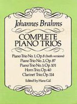 Complete Piano Trios  9780486257693 Front Cover