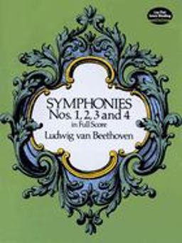 Symphonies Nos. 1, 2, 3 and 4 in Full Score  9780486260334 Front Cover