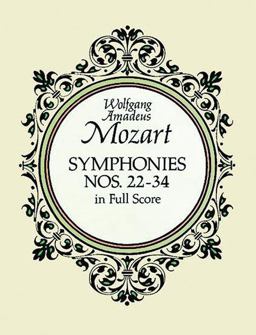 Symphonies Nos. 22-34 in Full Score  9780486266756 Front Cover