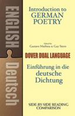 Introduction to German Poetry  9780486267135 Front Cover