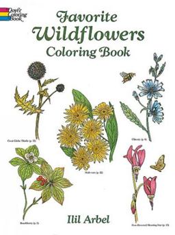Favorite Wildflowers Coloring Book  9780486267296 Front Cover