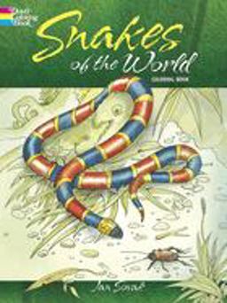 Snakes of the World Coloring Book  9780486284712 Front Cover