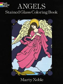 Angels Stained Glass Coloring Book