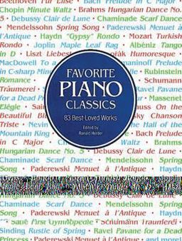 Favorite Piano Classics  9780486291529 Front Cover