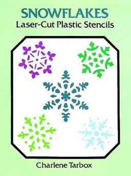 Snowflakes Laser-Cut Plastic Stencils