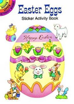 Easter Eggs Sticker Activity Book  9780486294087 Front Cover