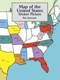 Map of the United States  9780486296708 Front Cover