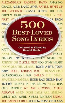 500 Best-Loved Song Lyrics  9780486297255 Front Cover