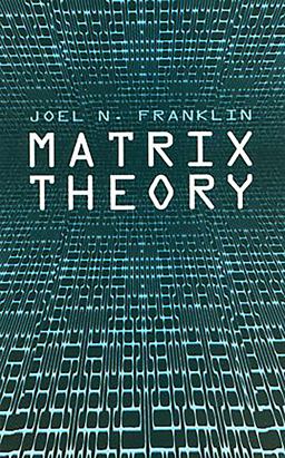 Matrix Theory  9780486411798 Front Cover