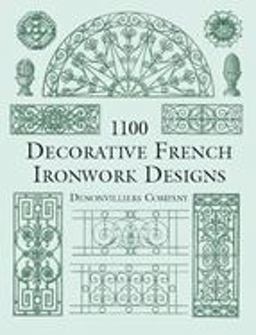 1100 Decorative French Ironwork Designs  9780486412238 Front Cover