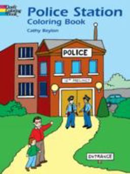 Police Station Coloring Book